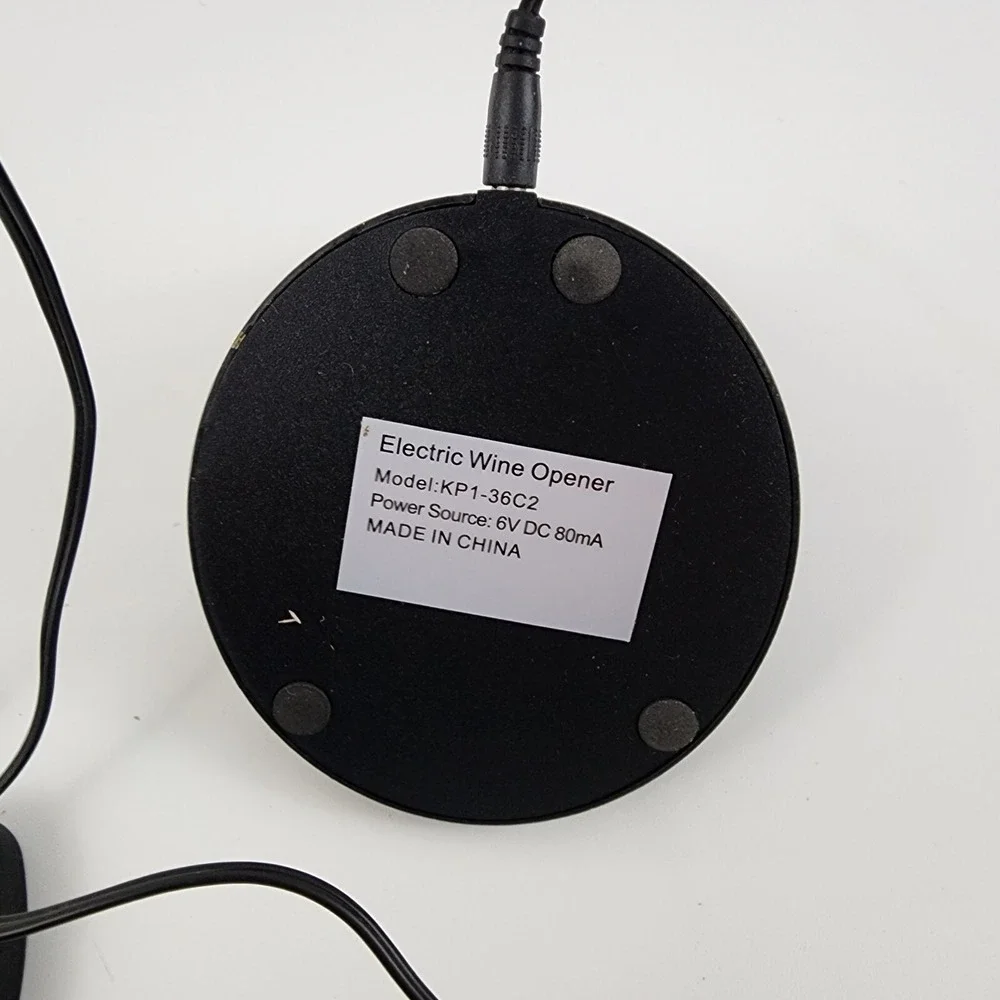 Electric Rechargeable‎ Wine Opener  power cord and base KP1-36C2
